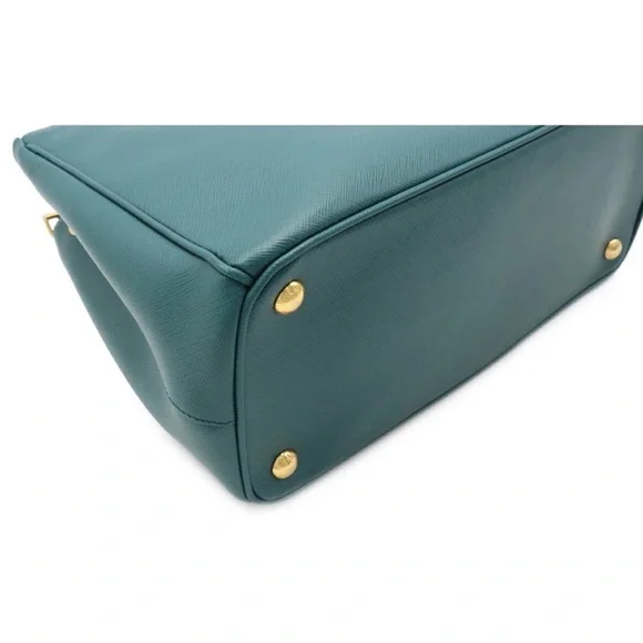 LIKE NEW PRADA Saffiano Leather Medium Bauletto Bag Certified Authentic - Picture 2 of 10